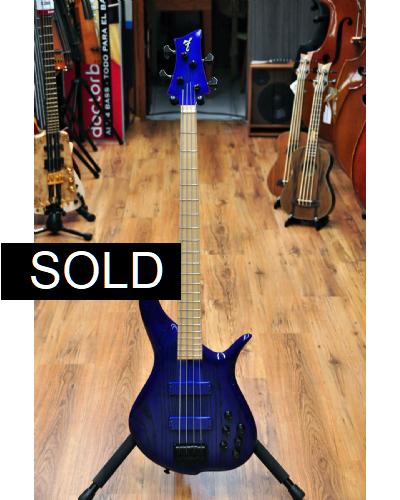 F Bass BN4 Translucent Blue Burst